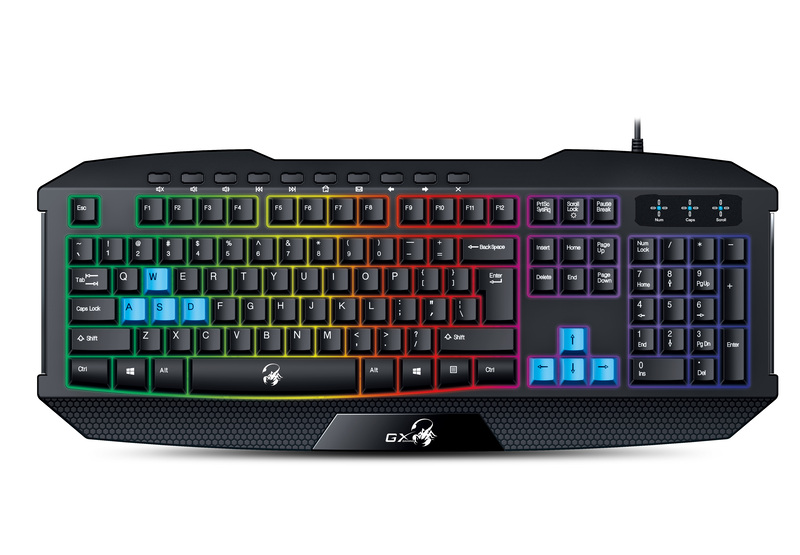 Genius GX Scorpion K215 Wired Keyboard for PC, Black
